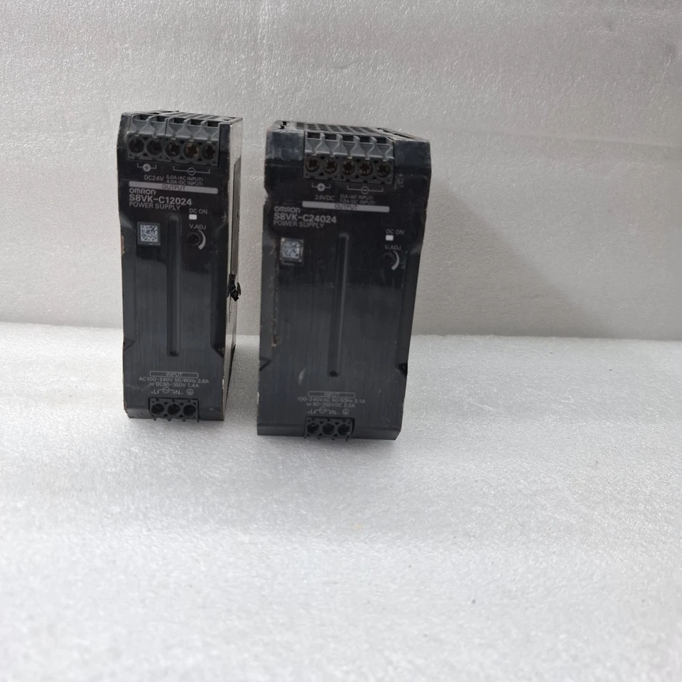OMRON S8VK-C24024 + S8VK-C12024 POWER SUPPLY (TOTAL 2 PCS) FOR PARTS